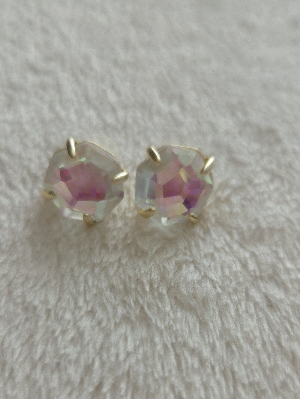 Kendra Scott Dichroic Glass Ryan Stud Earrings - Picture 2 of 8